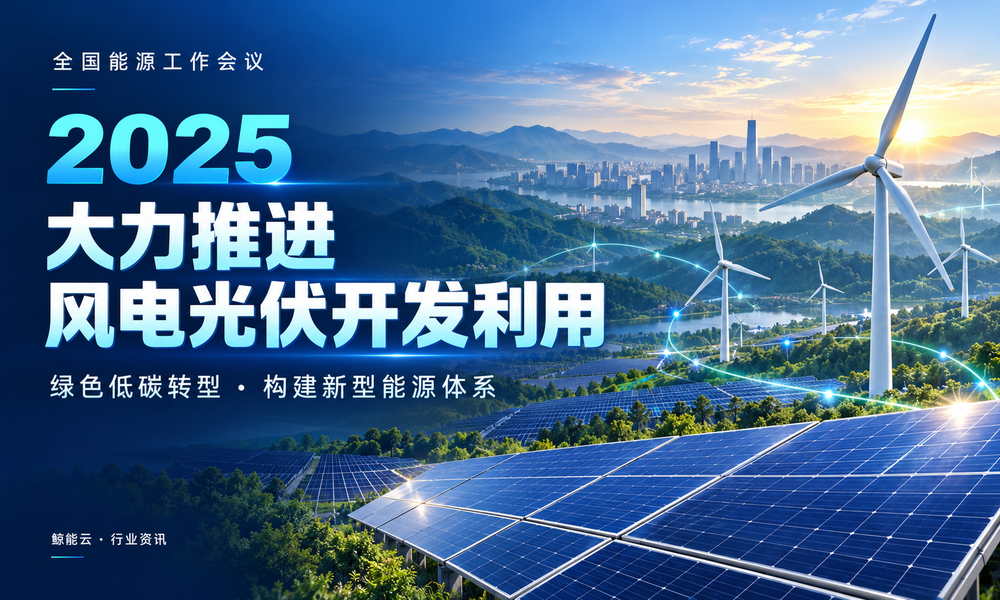 全国能源工作会议:2025年大力推进风电光伏开发利用
